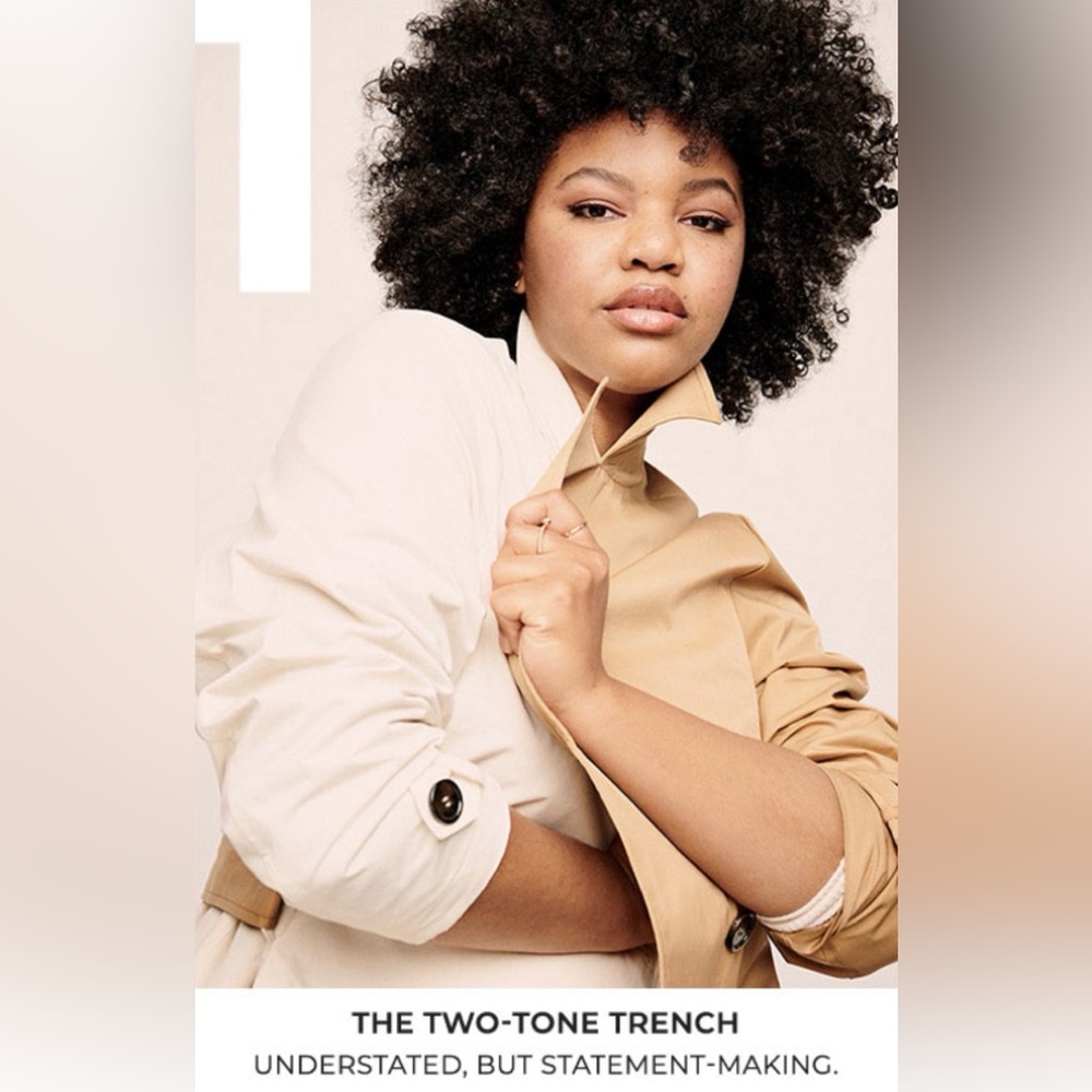 LB Colorblock Trench Trending